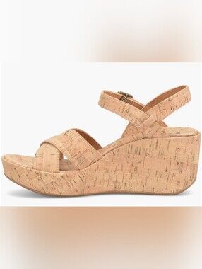 Kork Denica Wedge Sandal by Kork -Ease Natural Cork